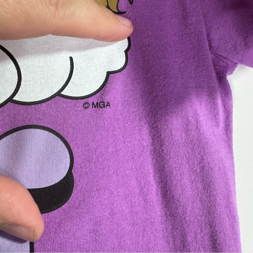 Bratz Bratz 4 Life Graphic Tee Purple Y2K Cartoon Doll Shirt Large - Picture 3 of 3